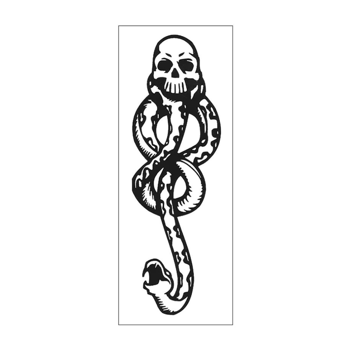 Lord Voldemort Tattoo Aufkleber Set für Kinder in Schwarz - Bild 4