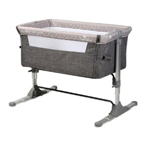 Lorelli Bettschaukel Sleep n Care Babybett mit Matratze in Grau