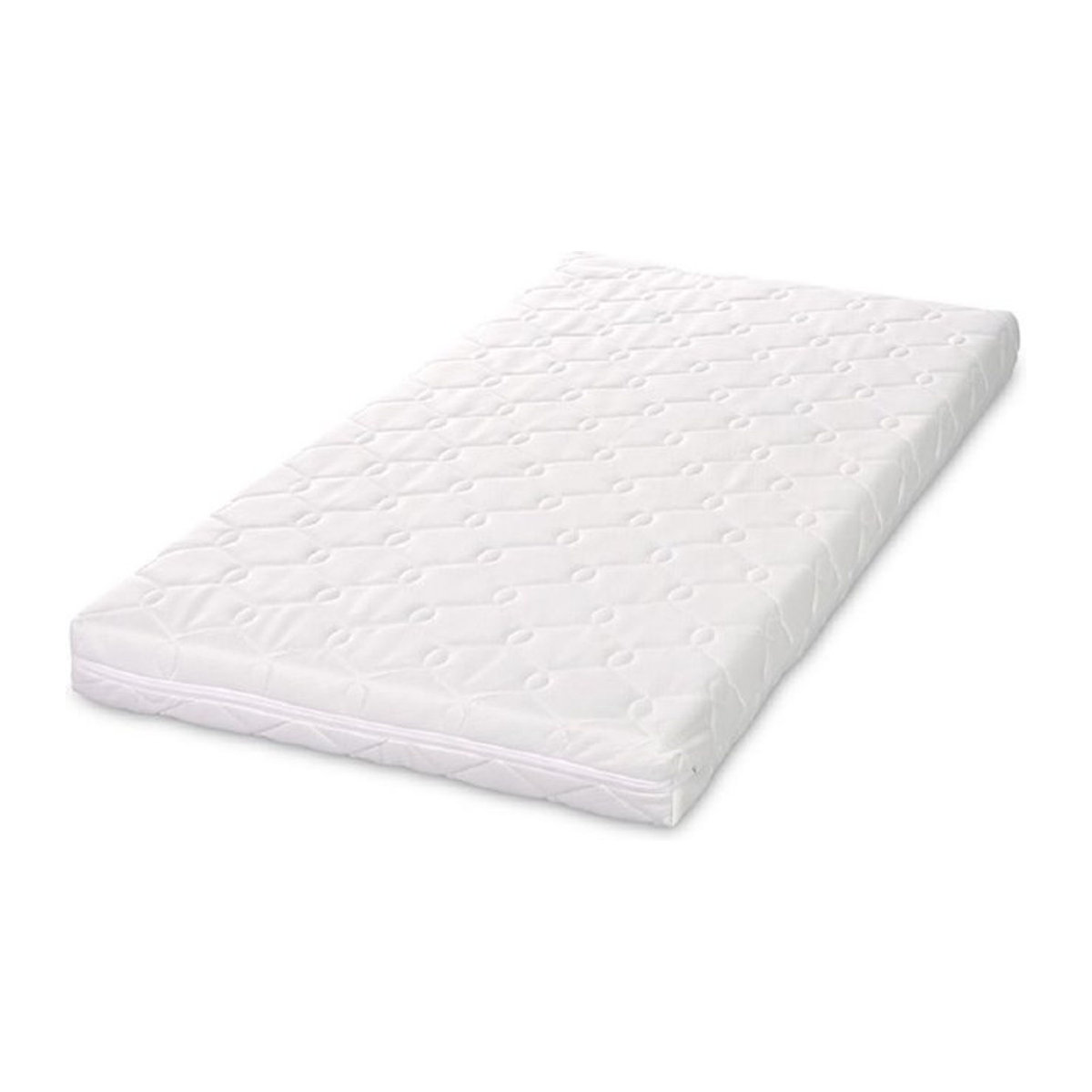 Lorelli Matratze Havana aus Schaumstoff, Weiß, B: 120 cm, T: 60 cm, H: 10 cm, antiallergisch und waschbarer Bezug - Bild 1