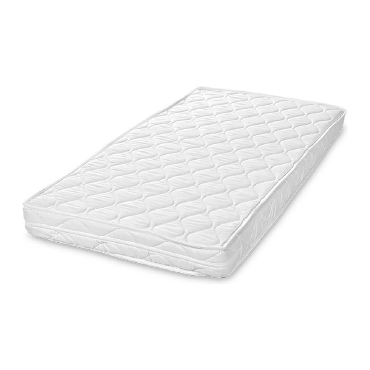 Lorelli Schaumstoffmatratze antiallergisch OEKO-TEX Weiß B: 120 cm, B: 60 cm - Bild 1
