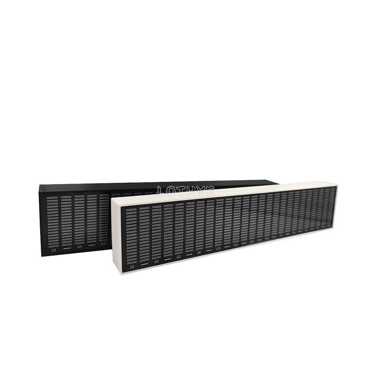 LOTHYE Multi-Modus LED Musik Spektrum Analysator mit Sprachsteuerung und Rhythmus-Pickup, Audio Level VU Meter in Schwarz und Weiß - Bild 7