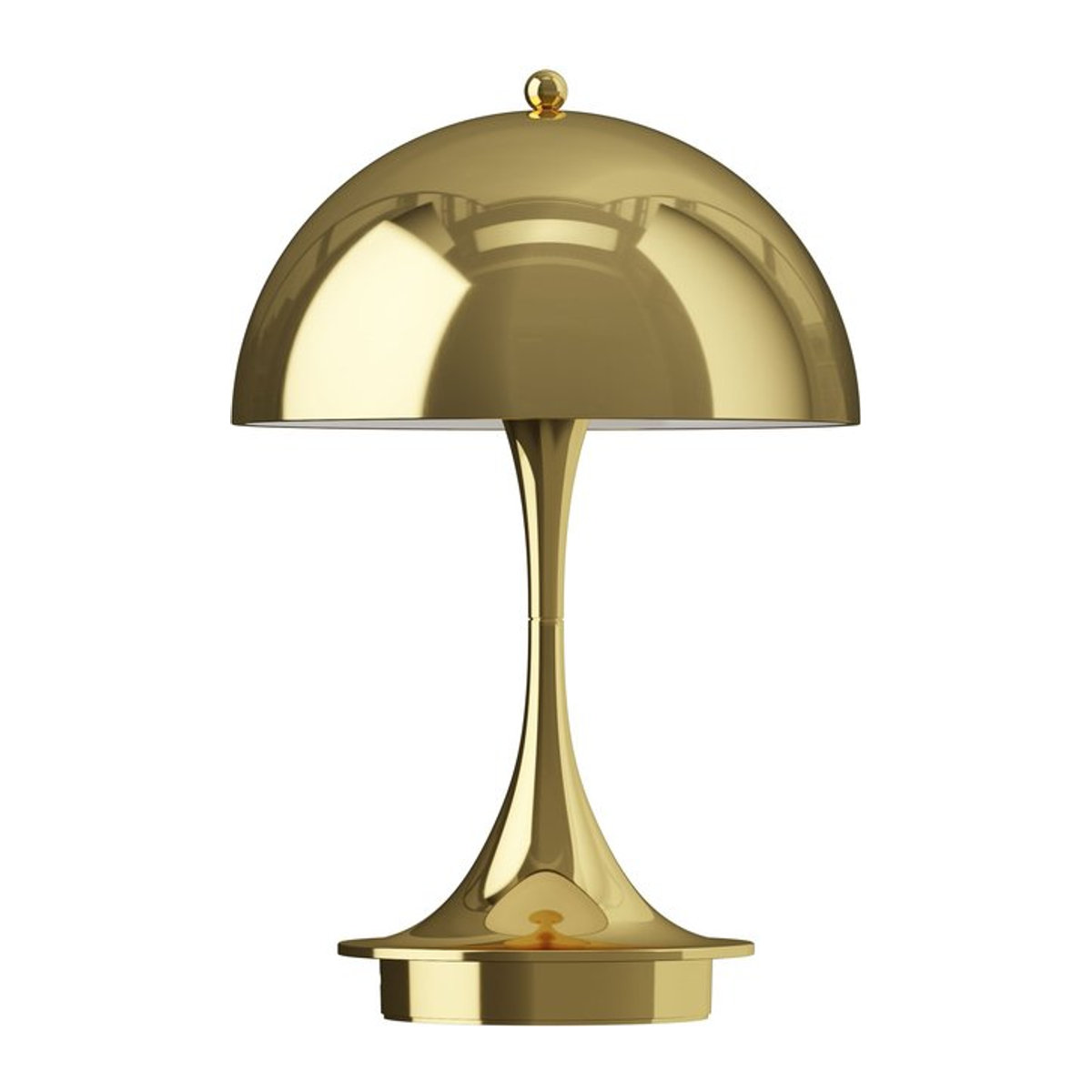 Louis Poulsen Panthella 160 Portable V3 Tischleuchte Brass Metallised Gold mit LED Warmweiß - Bild 1