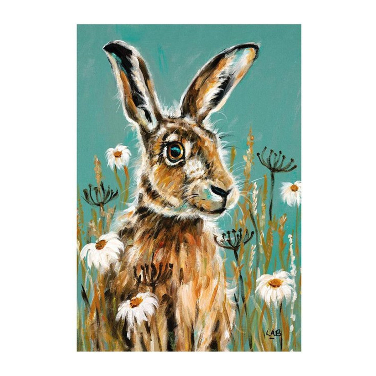 Louise Brown Watching Print Kunstauflage auf Papier in Schwarz und Mehrfarbig, Breite: 40 cm - Bild 1