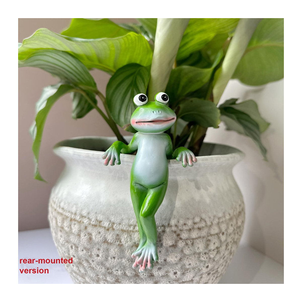 Love Home Garden Dekorative Frosch Hängeampel aus Kunstharz in Grün - Bild 3