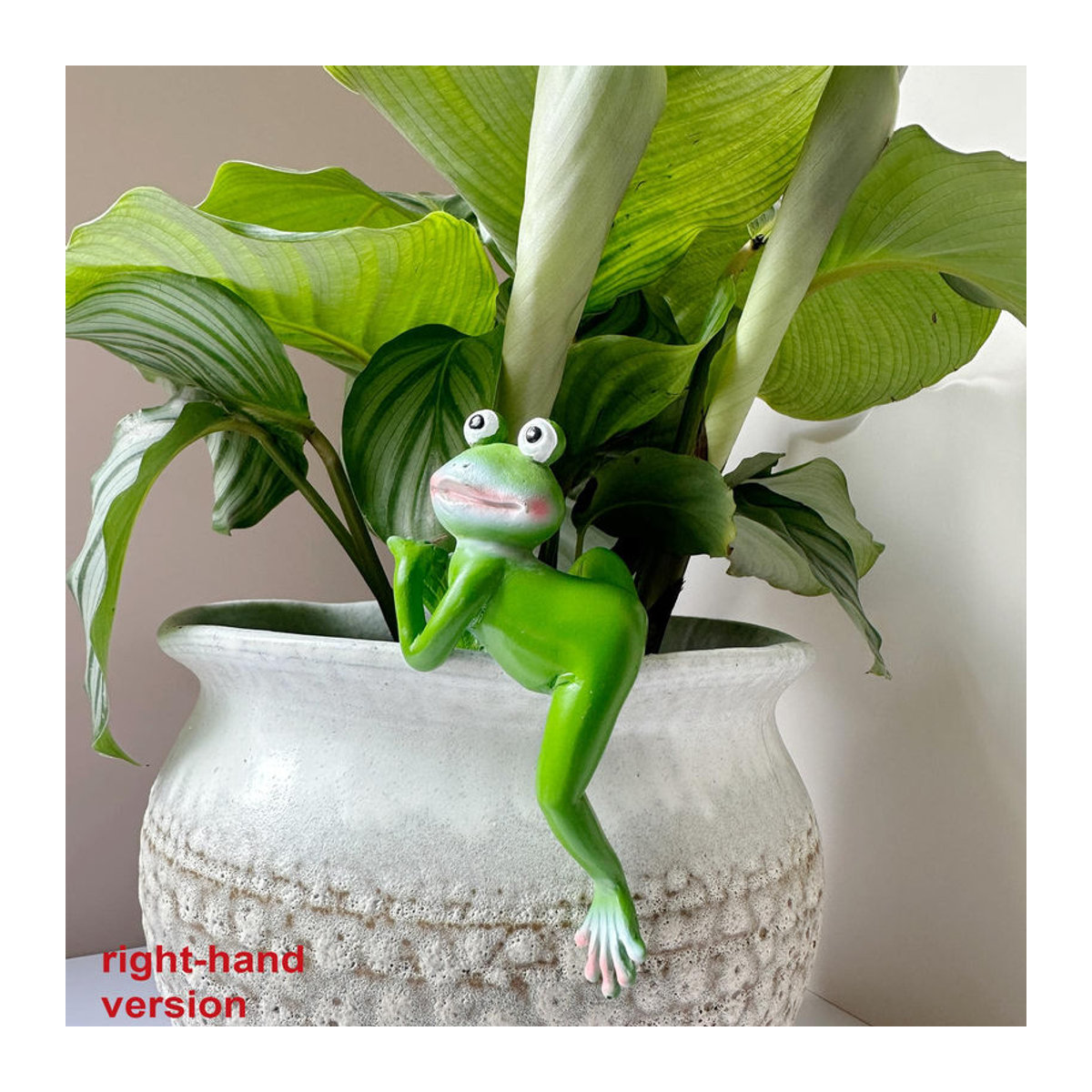 Love Home Garden Dekorative Frosch Hängeampel aus Kunstharz in Grün - Bild 4