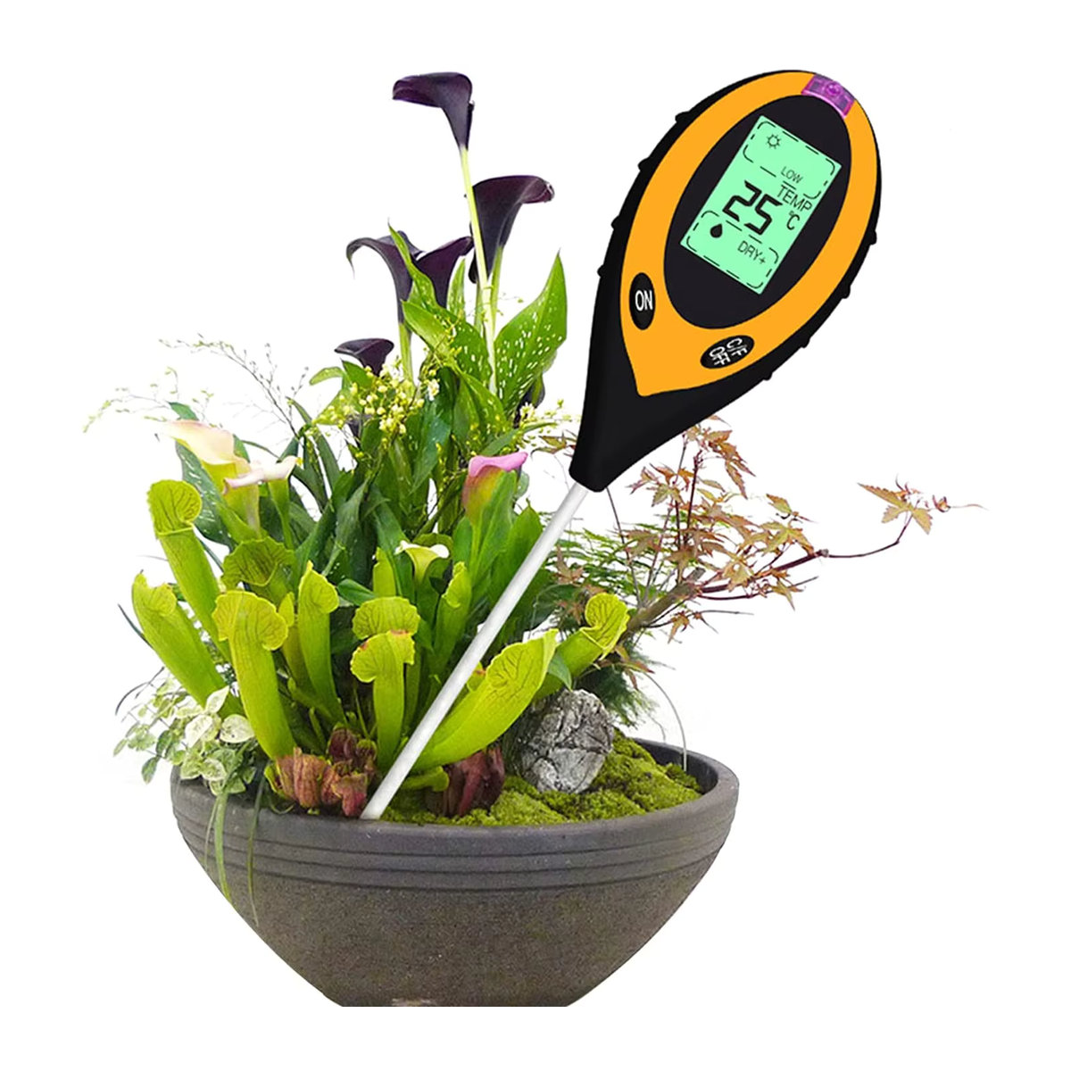 LPPCOLTD 3 in 1 Boden-pH-Messgerät mit Licht- und Feuchtigkeitsmesser für Pflanzen und Blumen - Bild 5