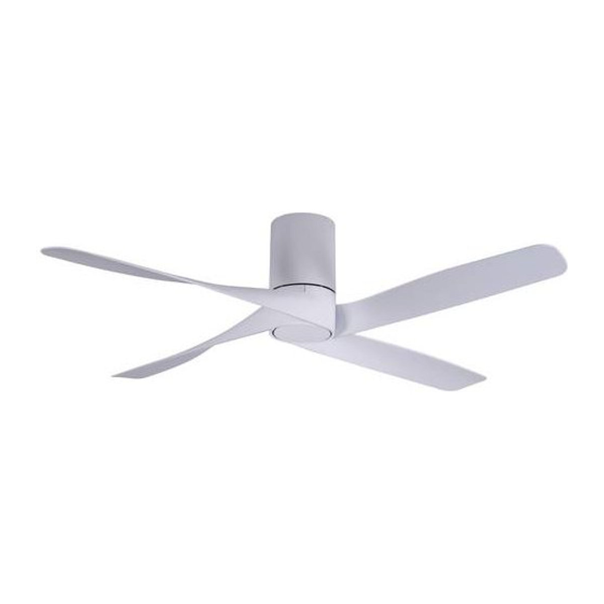 Lucci air Riviera Deckenventilator in Weiß mit Fernbedienung und GX53-Leuchtmittel, Durchmesser: 132 cm, Höhe: 28 cm - Bild 1