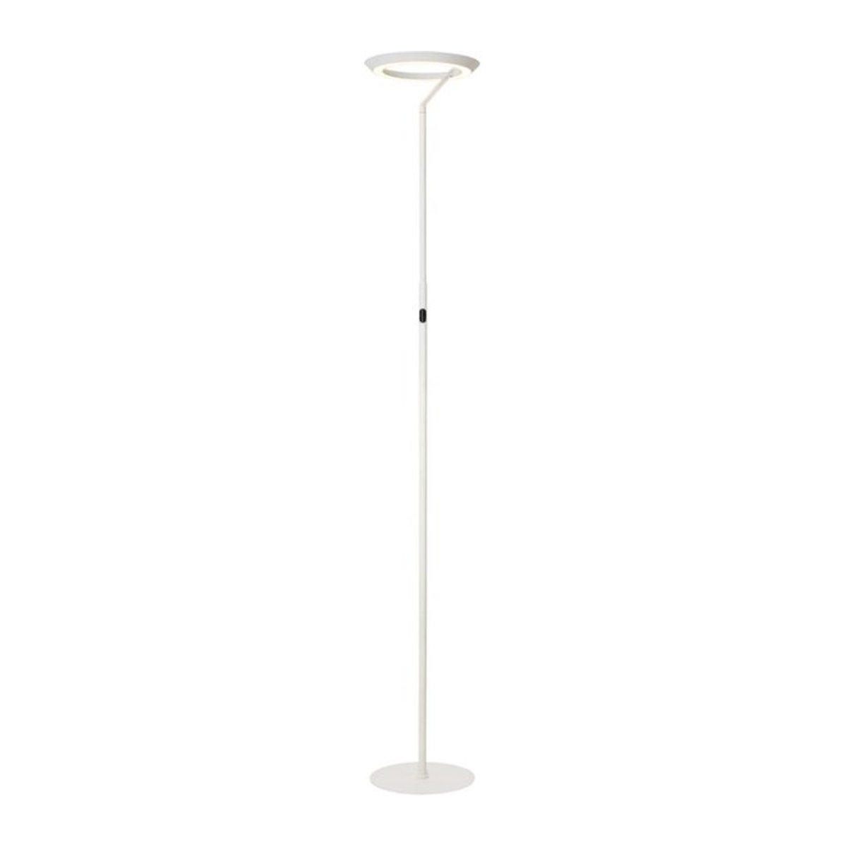 Lucide Celeste Stehlampe aus Metall in Weiß mit dimmbarer LED und warmweißem Licht, Durchmesser: 28 cm - Bild 1