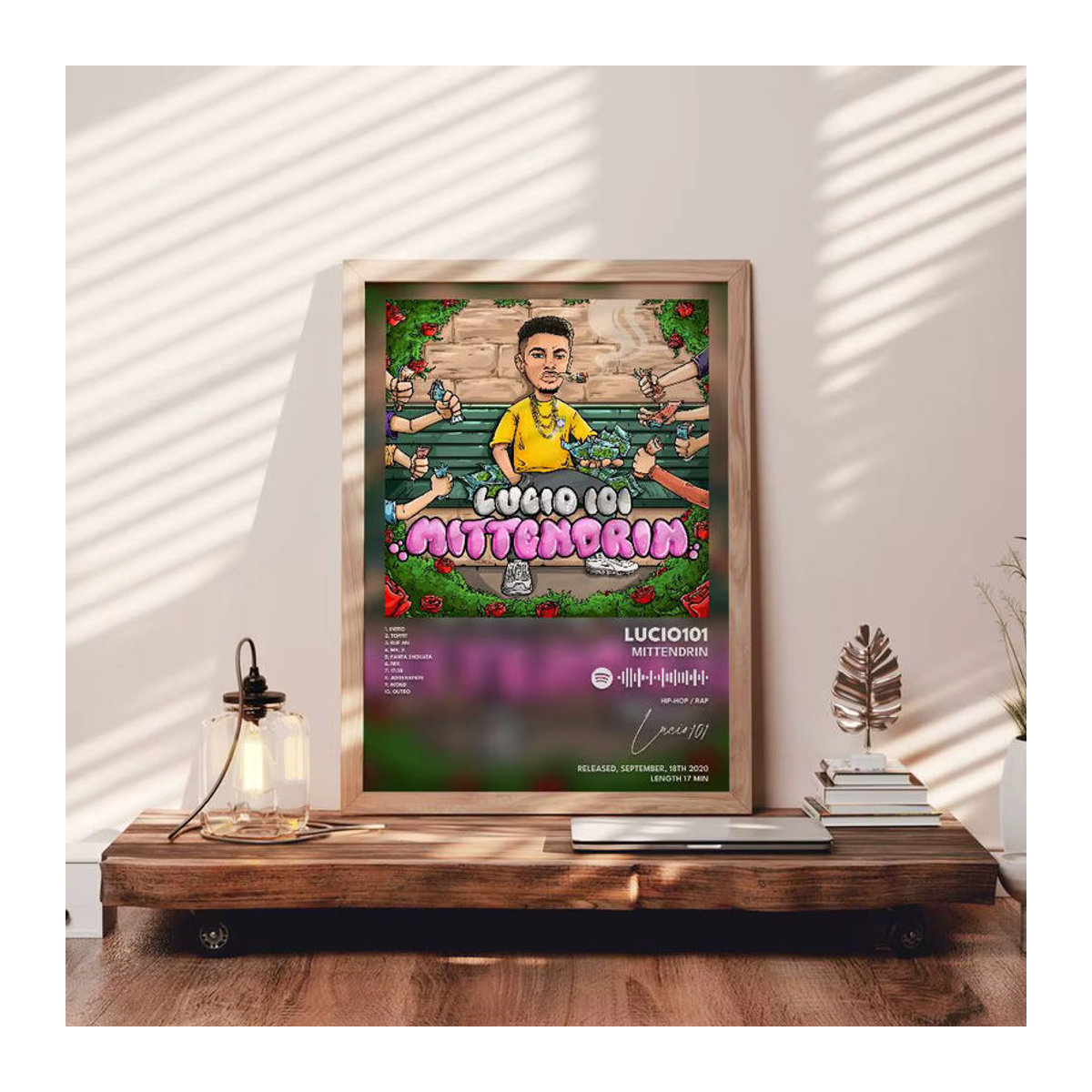 Lucio101 Wandposter aus Papier, mehrfarbig, rechteckig, Wanddekoration für Kaffeehaus oder Bar - Bild 4