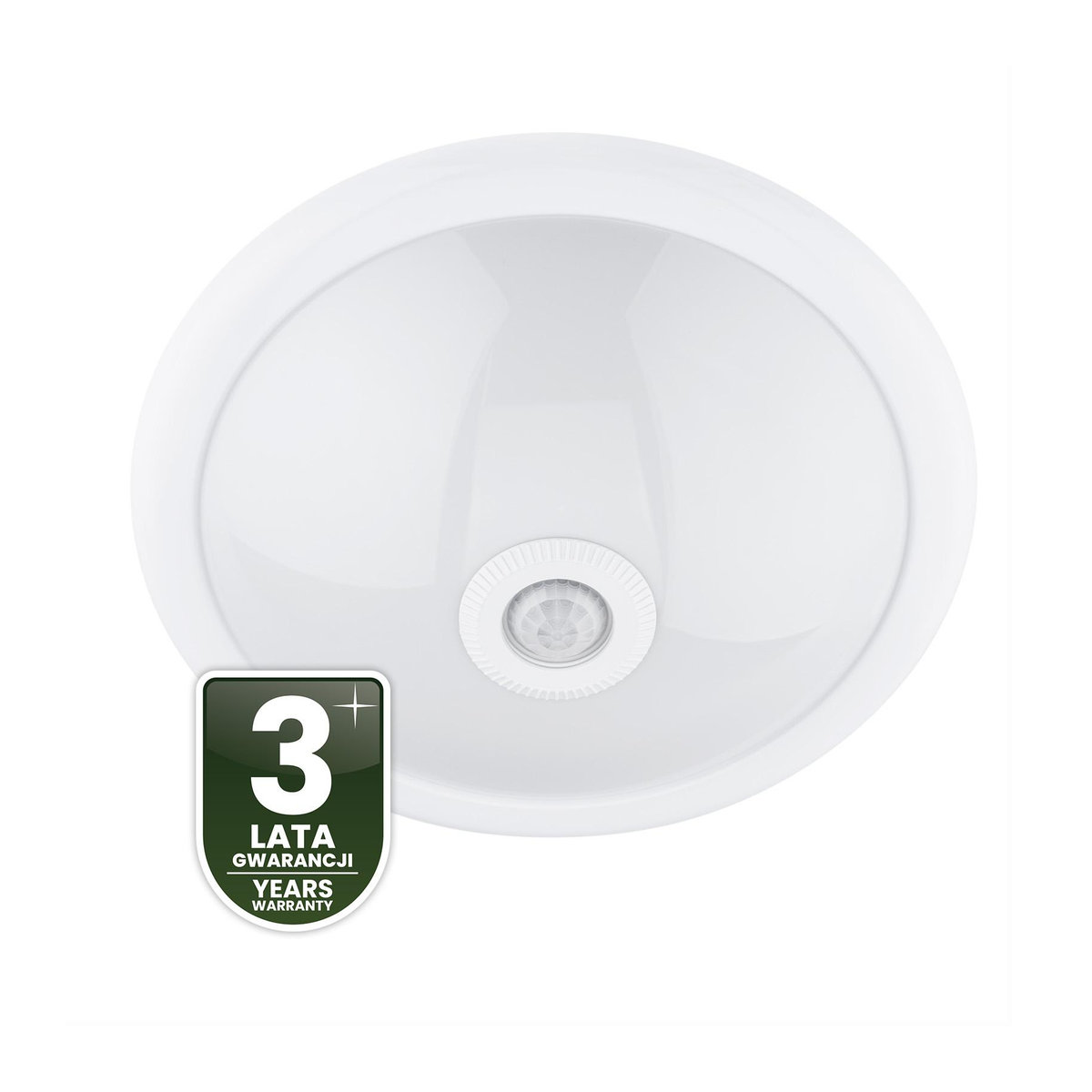 Lumiled LED-Deckenleuchte Regis Weiß Rund mit Bewegungssensor und Dämmerungssensor, 2x E27, IP44, Durchmesser: 30 cm - Bild 2