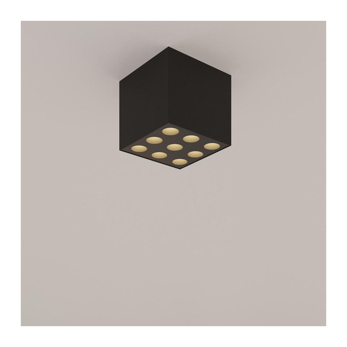 Lumilo Eclipse LED Deckenlampe aus Aluminium in Schwarz mit integriertem neutralweißem Licht - Bild 3