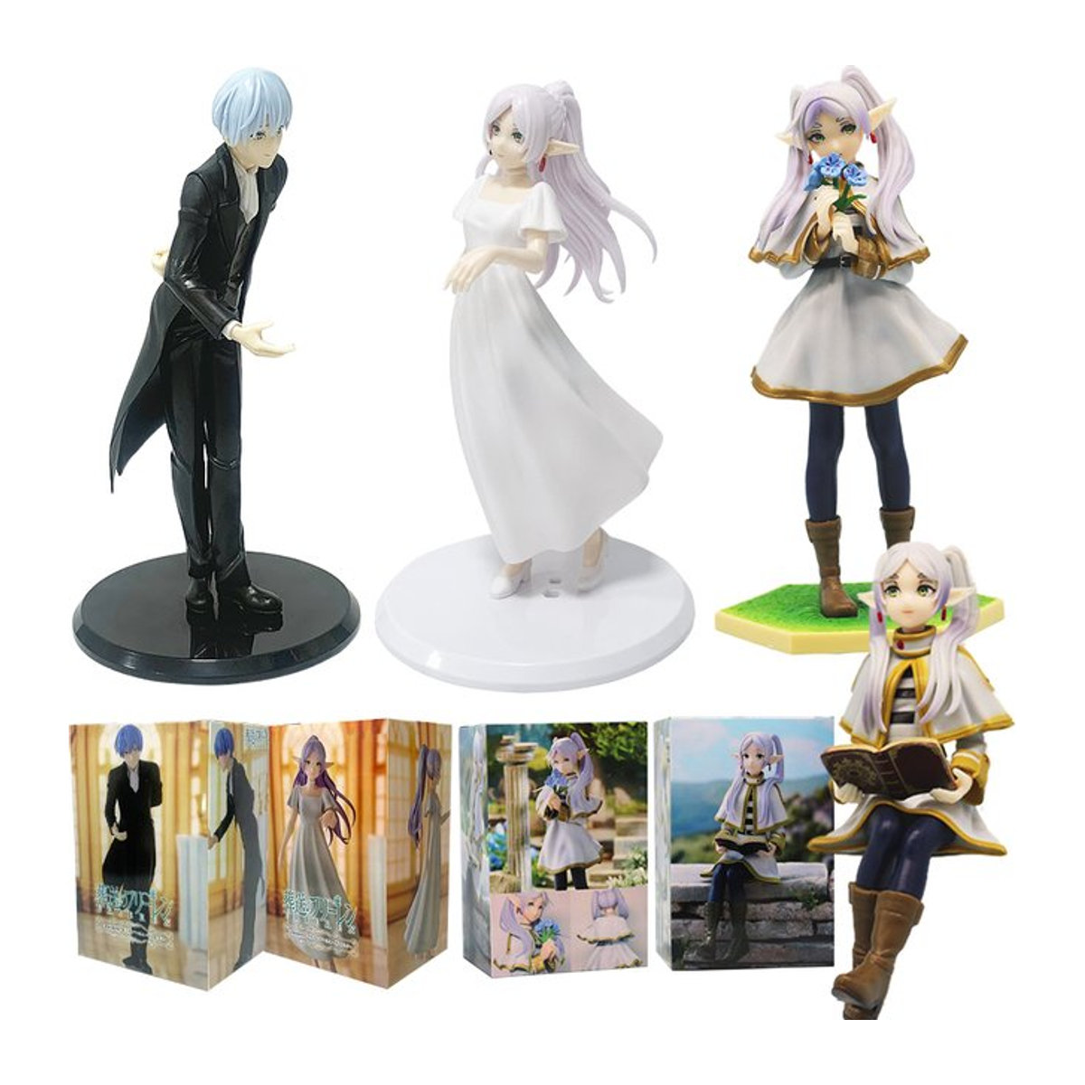 Luminasta Frieren Beyond Journey's End Anime Actionfigur Himmel aus PVC, mehrfarbig - Bild 1