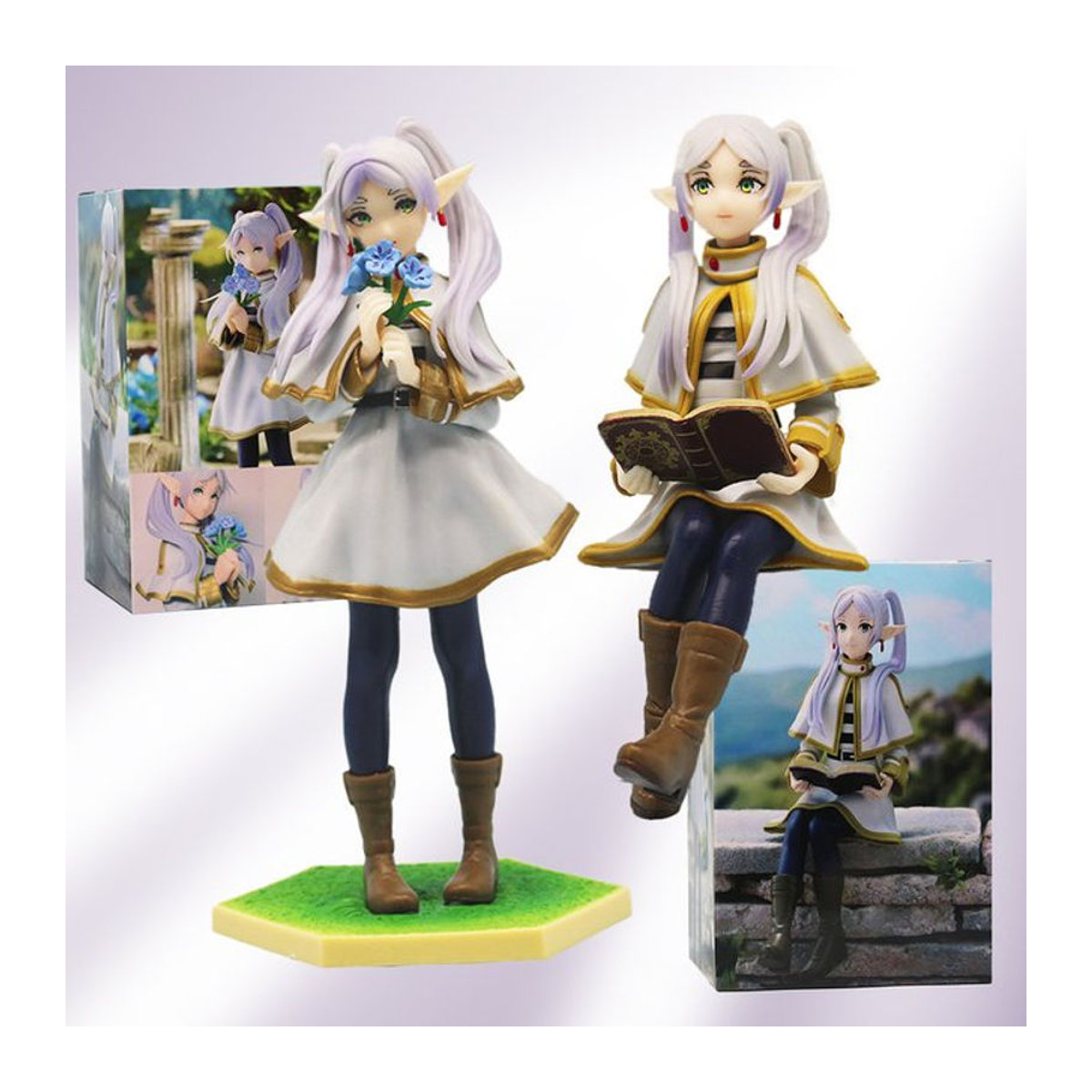 Luminasta Frieren: Beyond Journey's End Anime Figur Noodle Stopper Actionfigur in Weiß - Bild 1