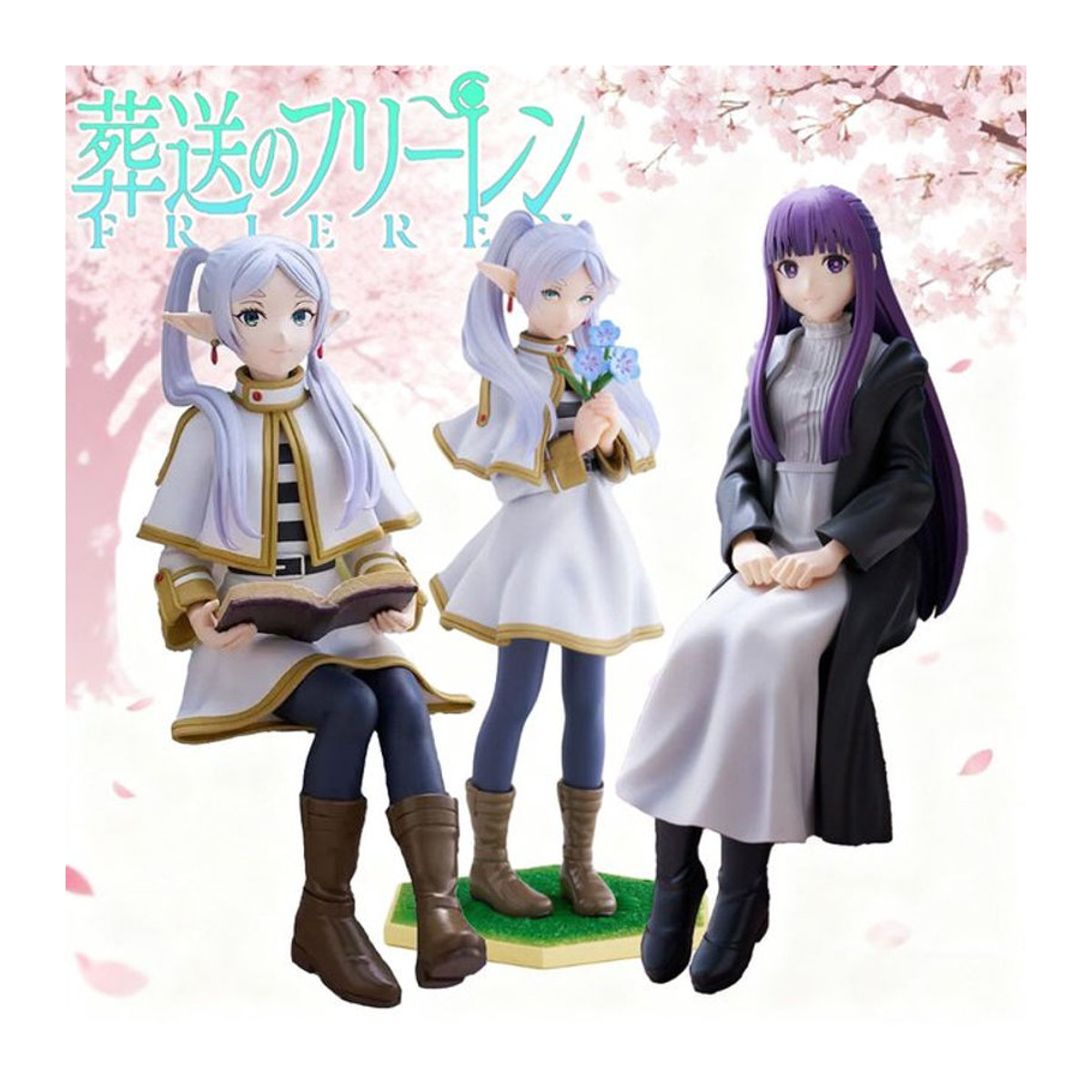 Luminasta Frieren: Beyond Journey's End Noodle Stopper Anime Figur, weiß, Höhe: 14 cm - Bild 1
