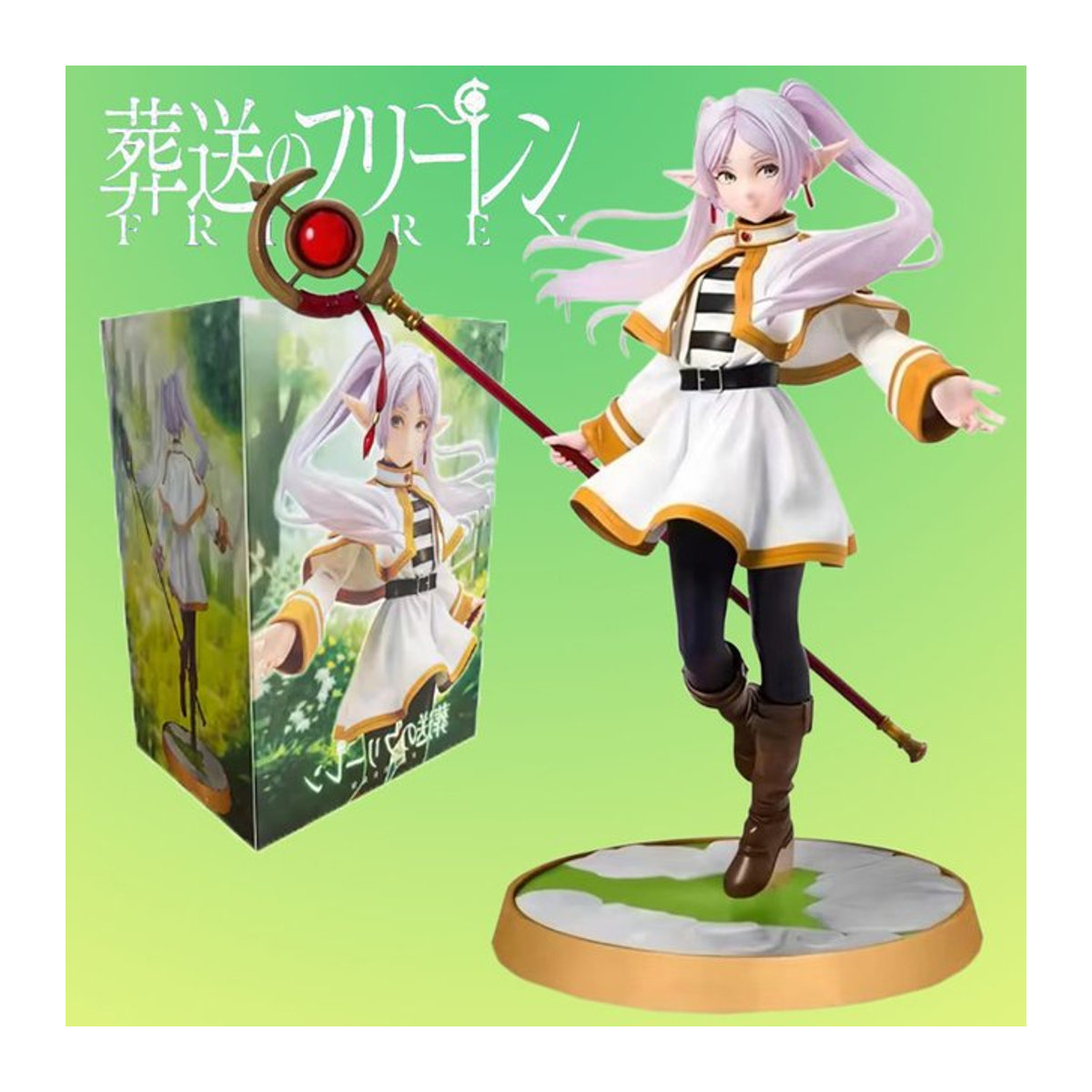 Luminasta Frieren Figur aus PVC – Frieren Beyond Journey's End Anime-Modell in Mehrfarbig - Bild 1