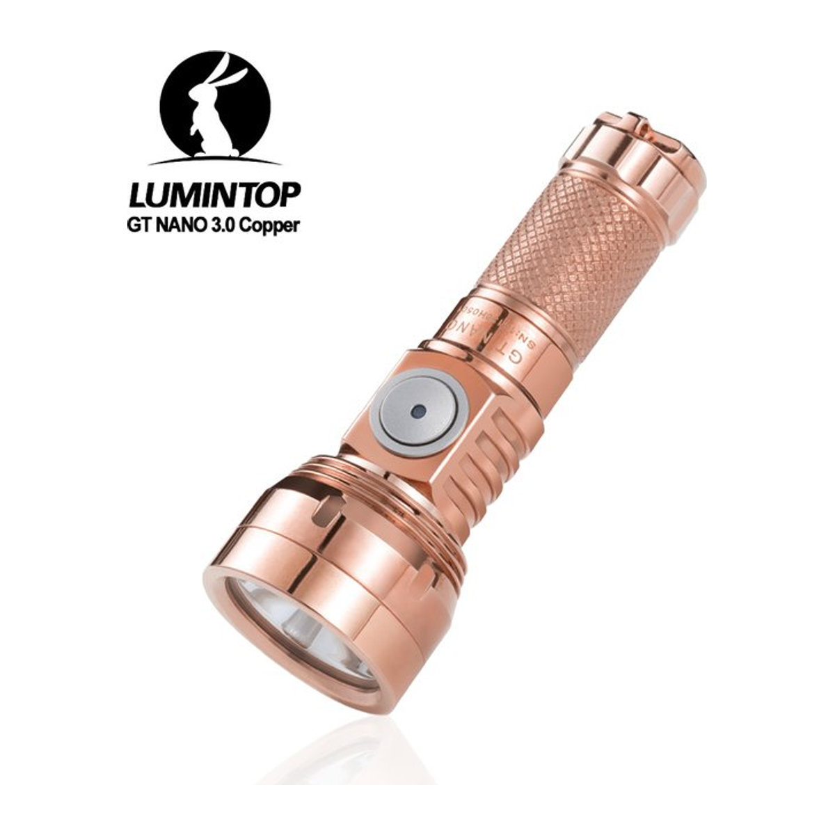 LUMINTOP EDC LED Taschenlampe aus Kupfer mit USB-C Akku für Outdoor und Camping - Bild 1
