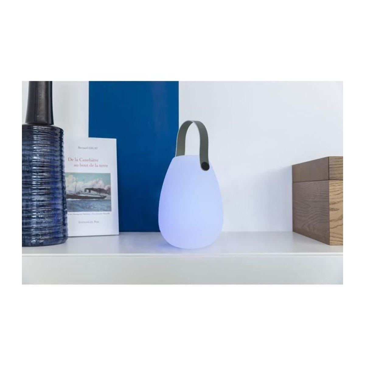 LUMISKY Laury LED Nomadenlampe Tischlampe in Weiß mit warmweißem und buntem Licht, Höhe: 28 cm - Bild 2