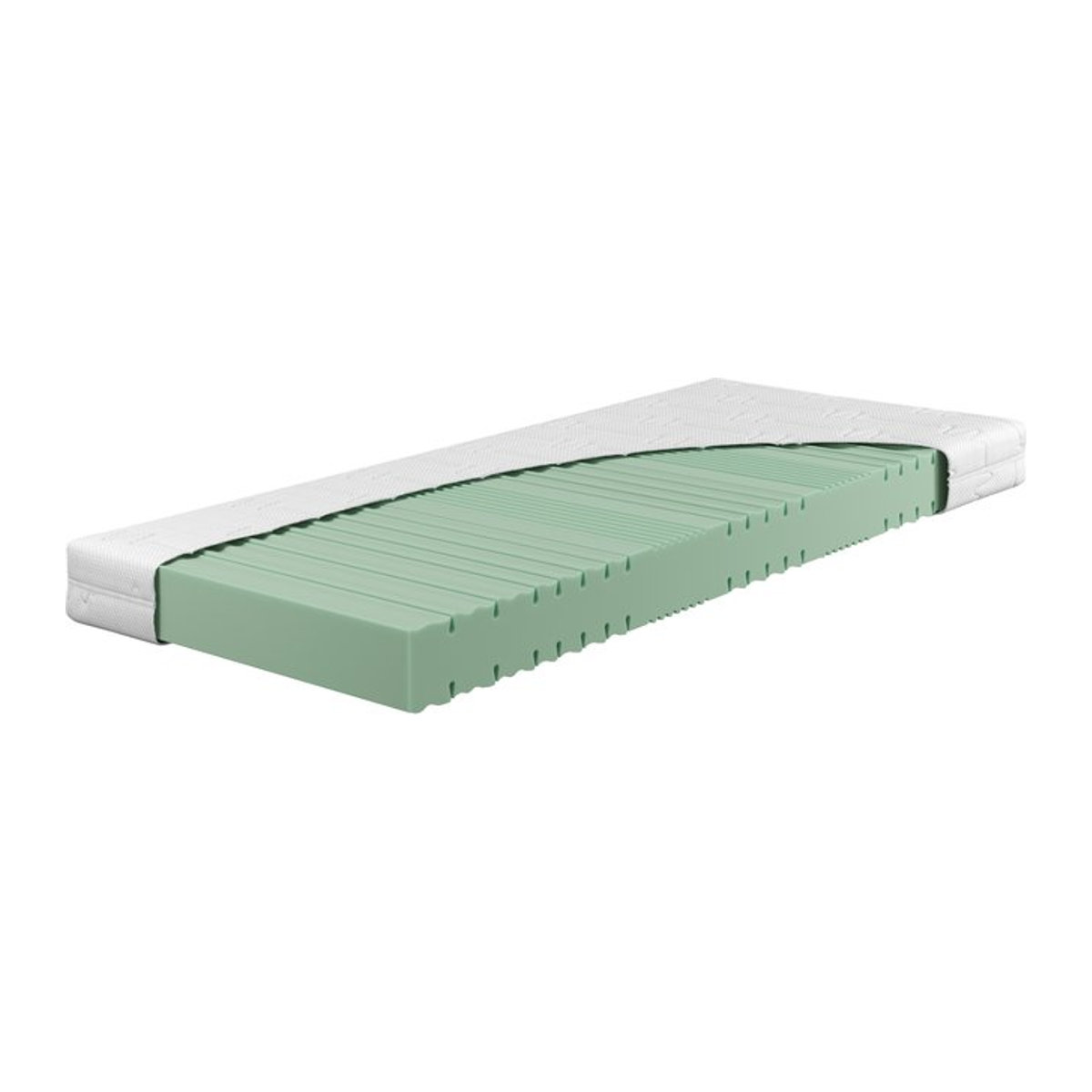 Lunio Kids H2 Schlafsystem in Grün, B: 90 cm, L: 200 cm - Bild 1