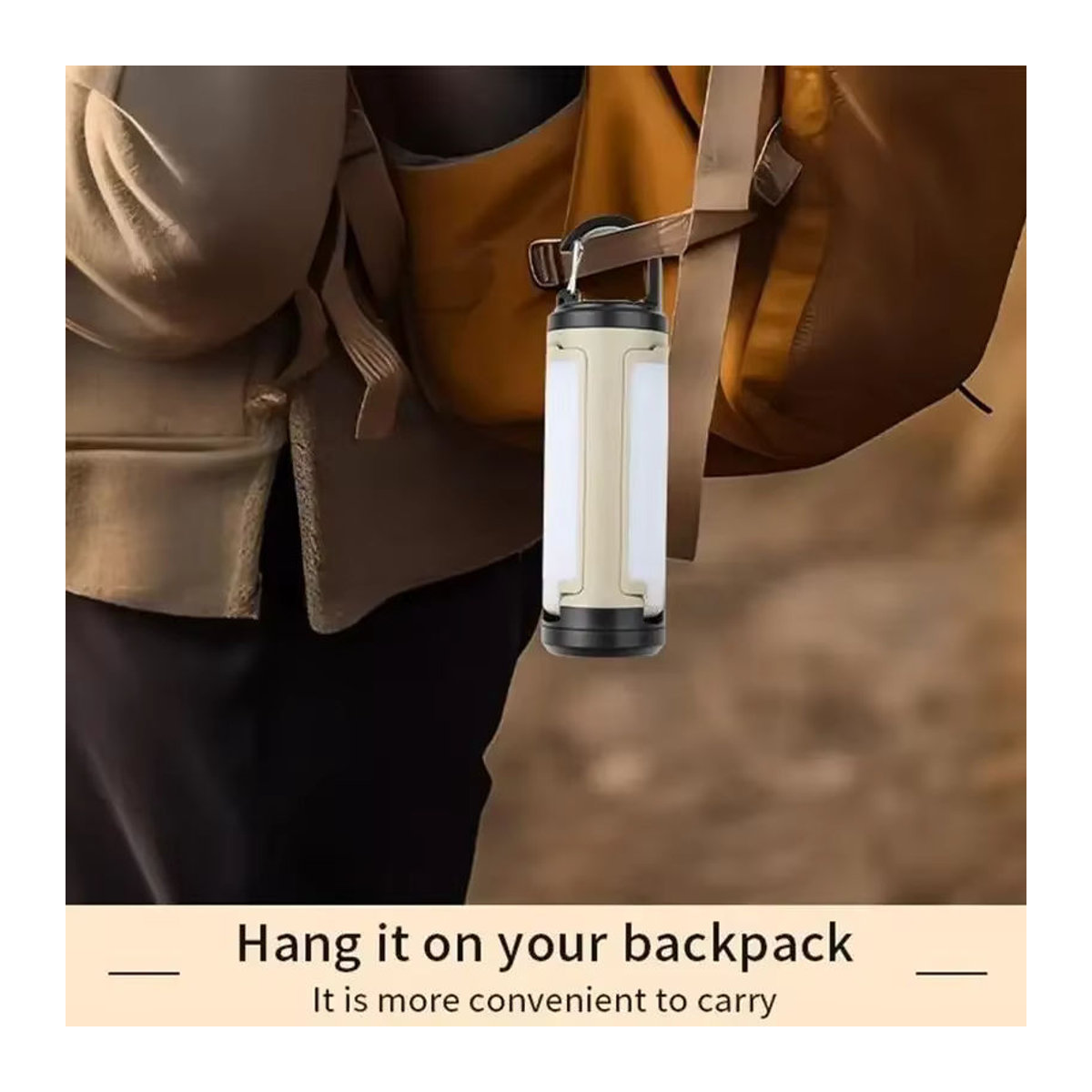 LY23 Tragbare Camping Laterne mit 6 Helligkeitsmodi, faltbares Design und 1200 mAh Akku für Outdoor und Notfälle - Bild 3