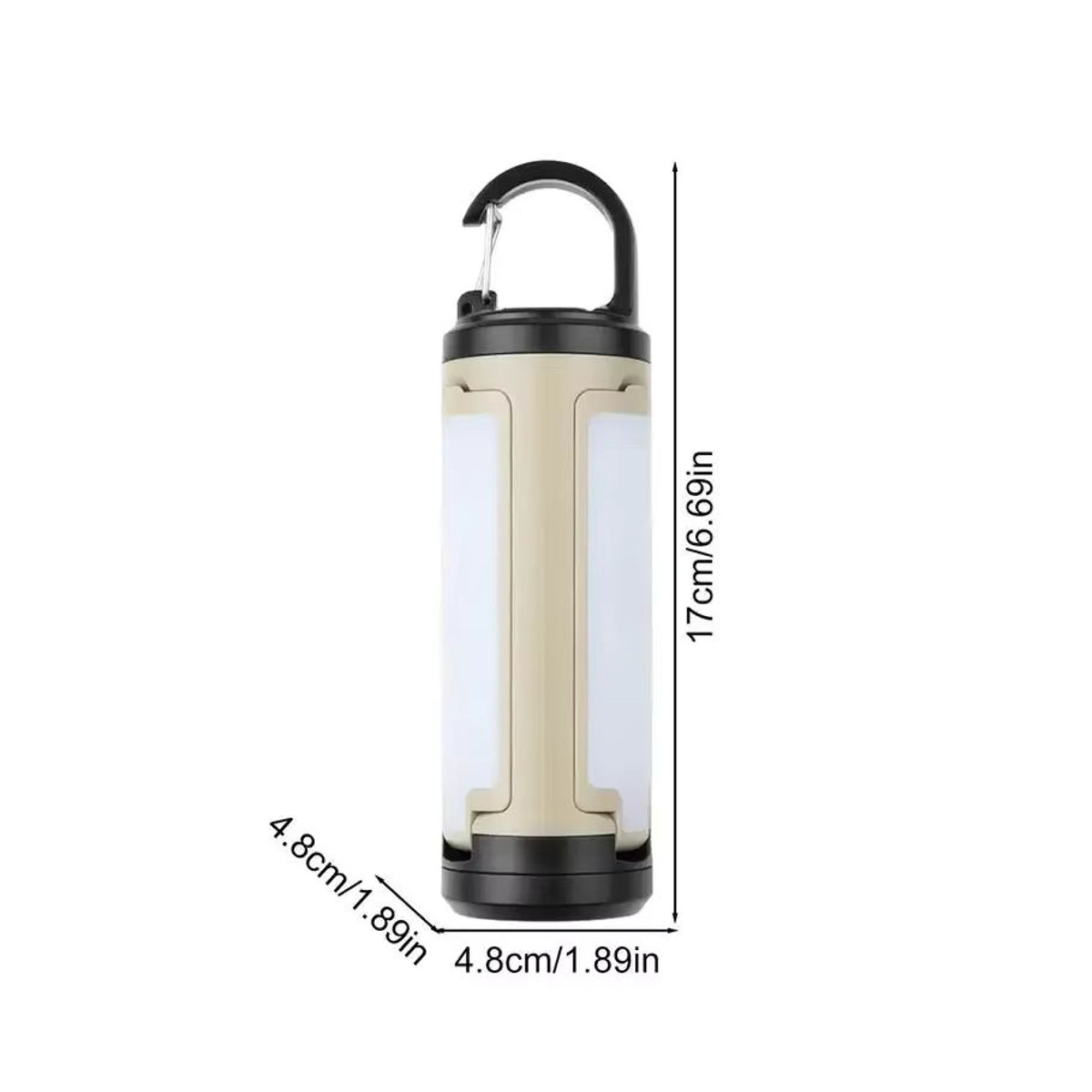 LY23 Tragbare Camping Laterne mit 6 Helligkeitsmodi, faltbares Design und 1200 mAh Akku für Outdoor und Notfälle - Bild 5