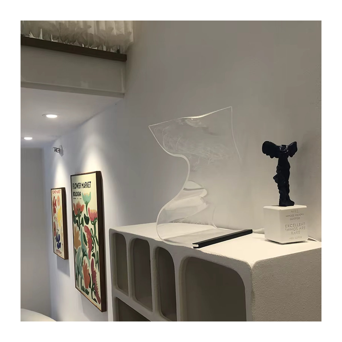 Lyfs Acryl LED Tischlampe in Weiß mit stufenloser Dimmung und Touch-Steuerung im skandinavischen Design - Bild 6