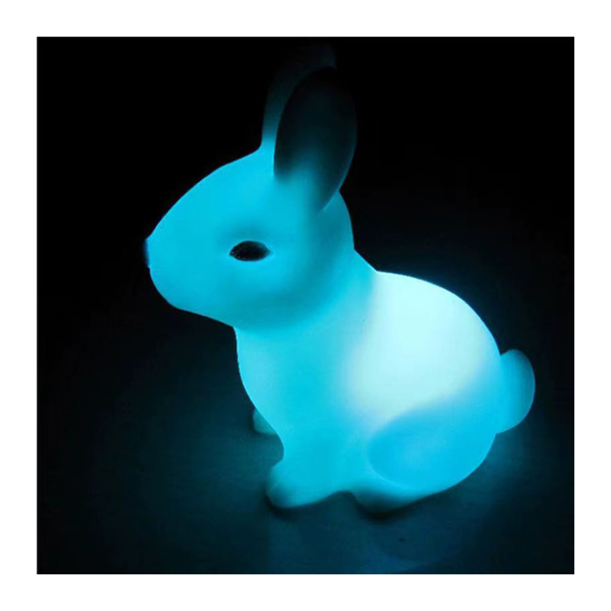 Lyfs Bunte Kaninchen Nachttischlampe für Kinder als niedliches Tier-Geschenk - Bild 3