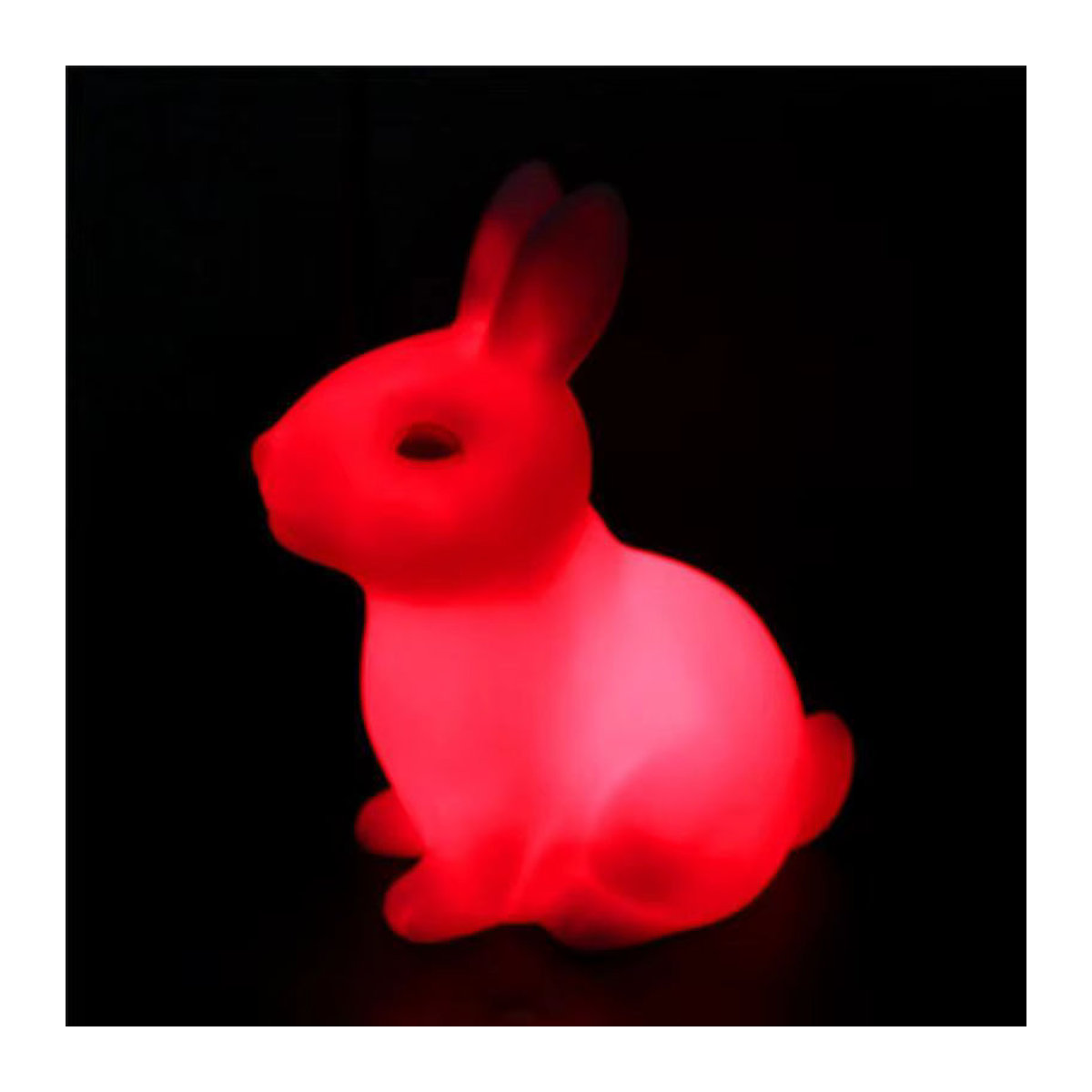 Lyfs Bunte Kaninchen Nachttischlampe für Kinder als niedliches Tier-Geschenk - Bild 4