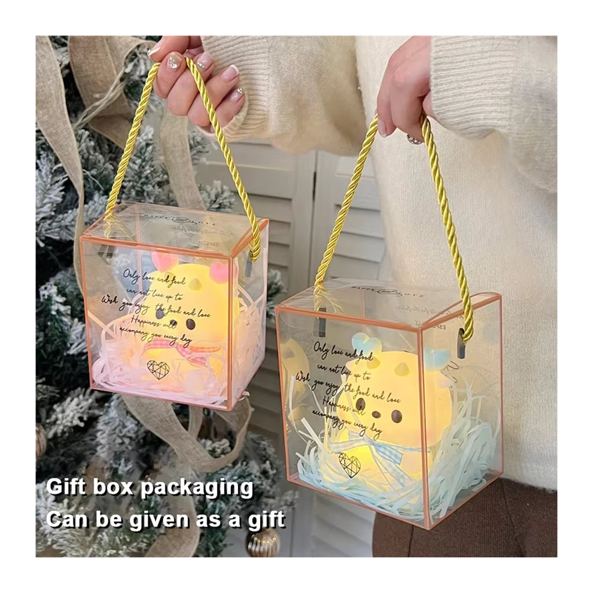 Lyfs Cartoon Nachtlicht Gelb Kreative Nachttischlampe für das Kinderzimmer - Bild 2