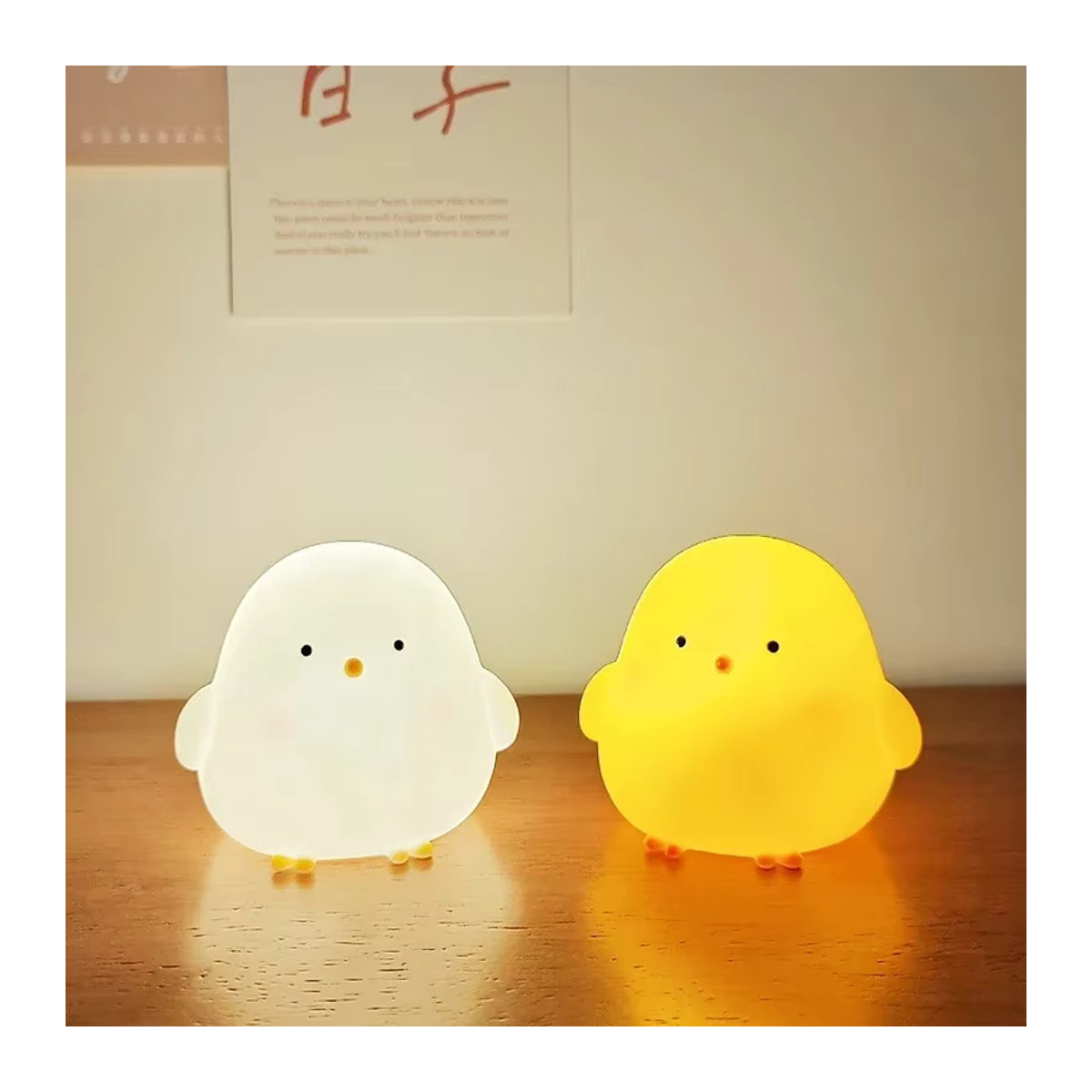 Lyfs LED Nachttischlampe in Gelb mit Tier-Cartoon-Design als dekorative Beleuchtung für Kinder und Babys - Bild 2
