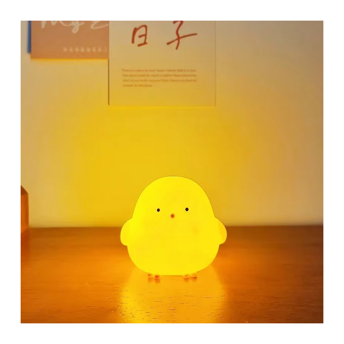 Lyfs LED Nachttischlampe in Gelb mit Tier-Cartoon-Design als dekorative Beleuchtung für Kinder und Babys - Bild 4