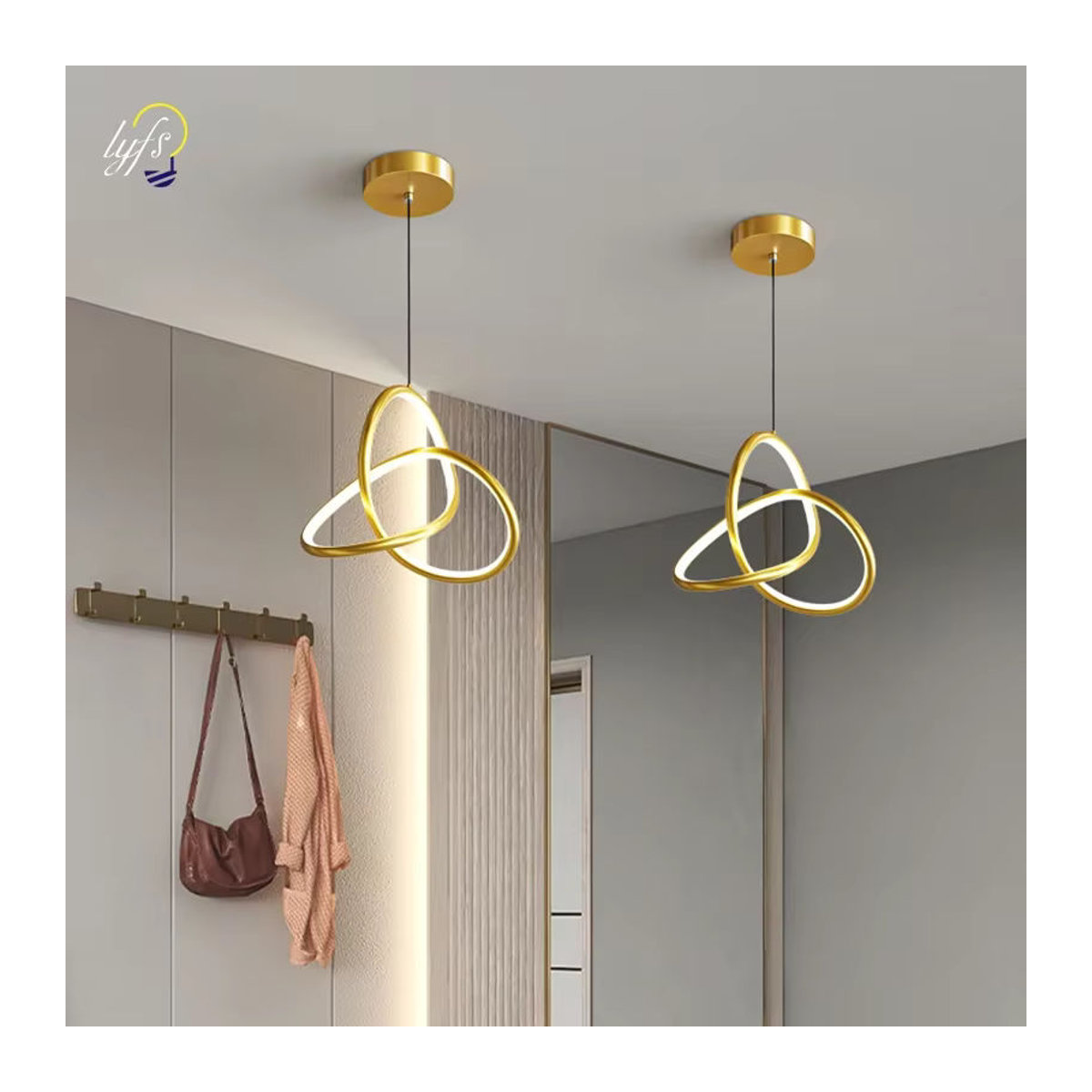 Lyfs LED Pendelleuchte Schwarz im Skandinavischen Design für Wohnzimmer und Schlafzimmer - Bild 2