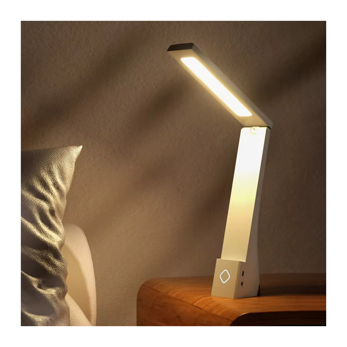 Lyfs LED-Schreibtischlampe faltbar mit Augenschutz in Schwarz oder Weiß - Bild 5