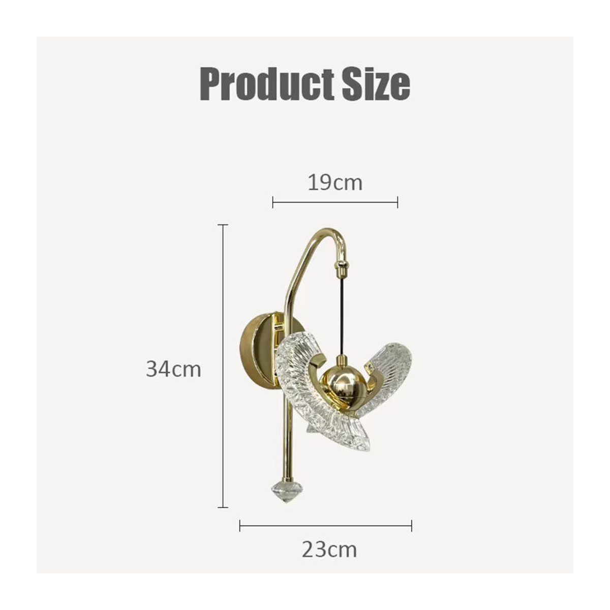 Lyfs LED Wandlampe Modern Skandinavisch in Weiß mit Glas und drehbarem Design - Bild 2