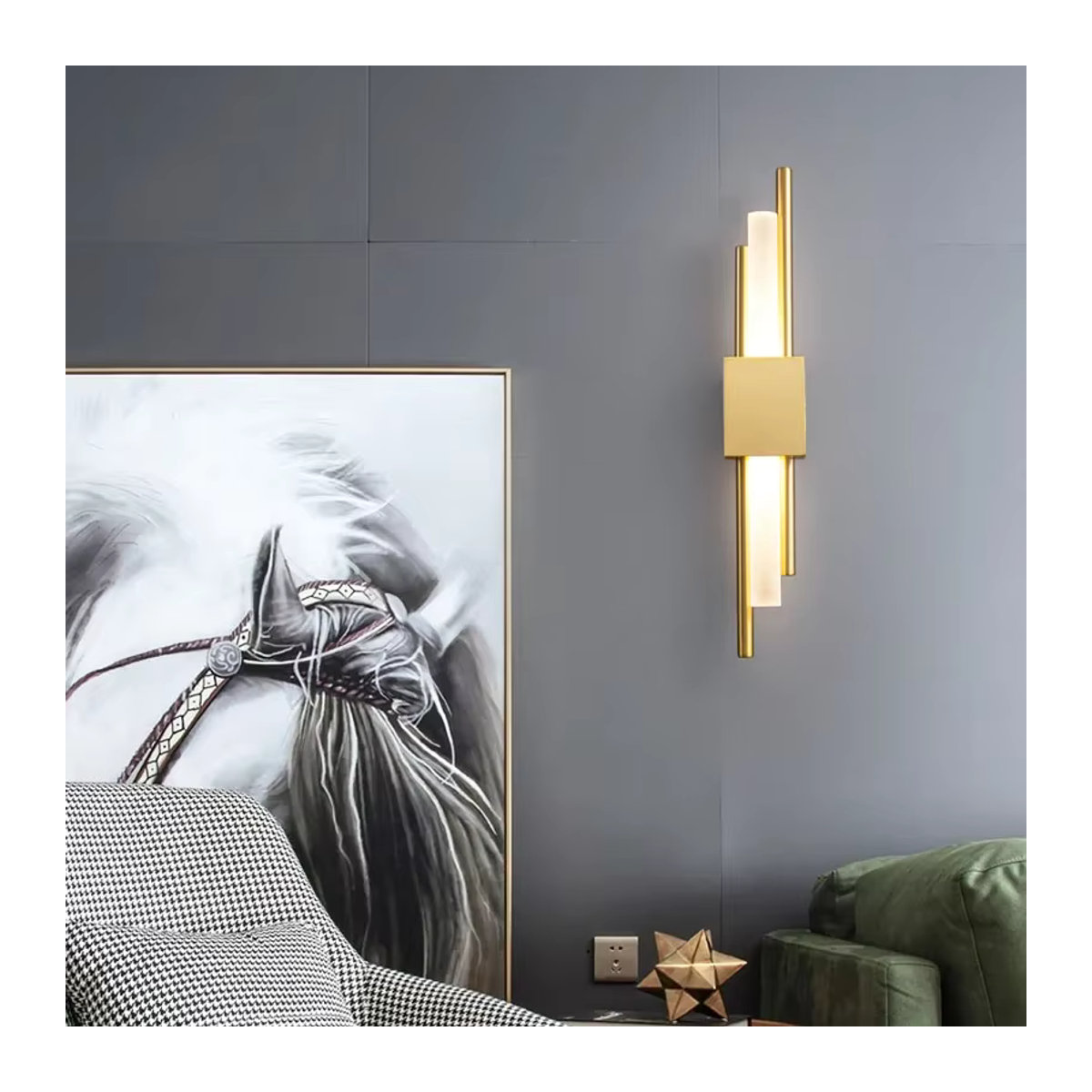 Lyfs Moderne Skandinavische LED Wandlampe für Innen zur Dekoration von Wohnzimmer, Schlafzimmer und Treppen - Bild 3