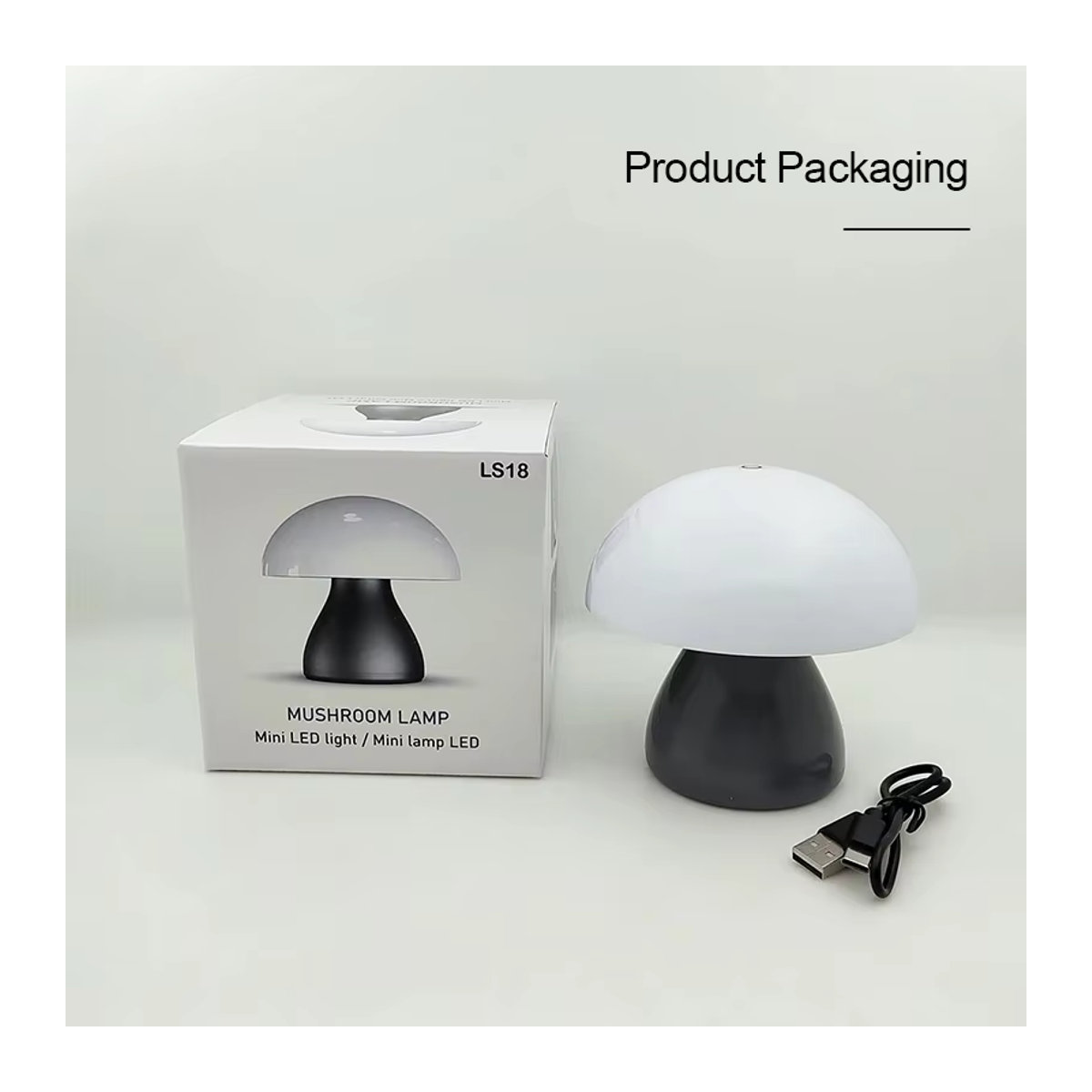 Lyfs Pilz LED Tischlampe Blau mit Touch-Funktion und Ladefunktion im skandinavischen Design - Bild 2