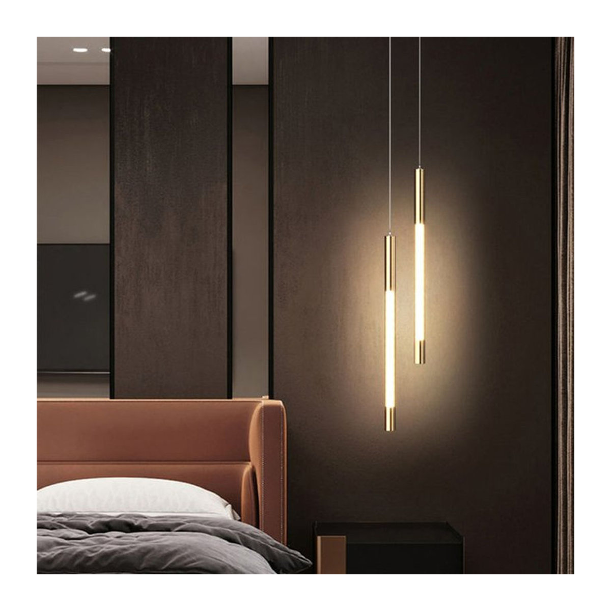 Lyfs Skandinavische LED Pendelleuchte Modern für Wohnzimmer und Schlafzimmer - Bild 1