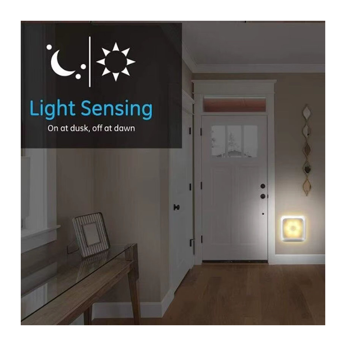 Lyfs Smart LED Nachtlicht mit Bewegungssensor, minimalistisches Design, batteriebetrieben für Schlafzimmer, Flur und Treppen - Bild 2