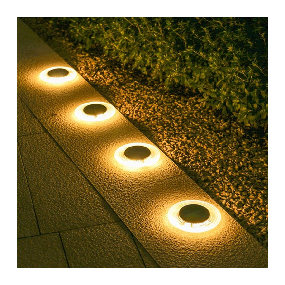 lyfs Solar LED Wegeleuchte wasserdichte Gartenlampe für Hof und Landschaft im minimalistischen Design - Bild 1