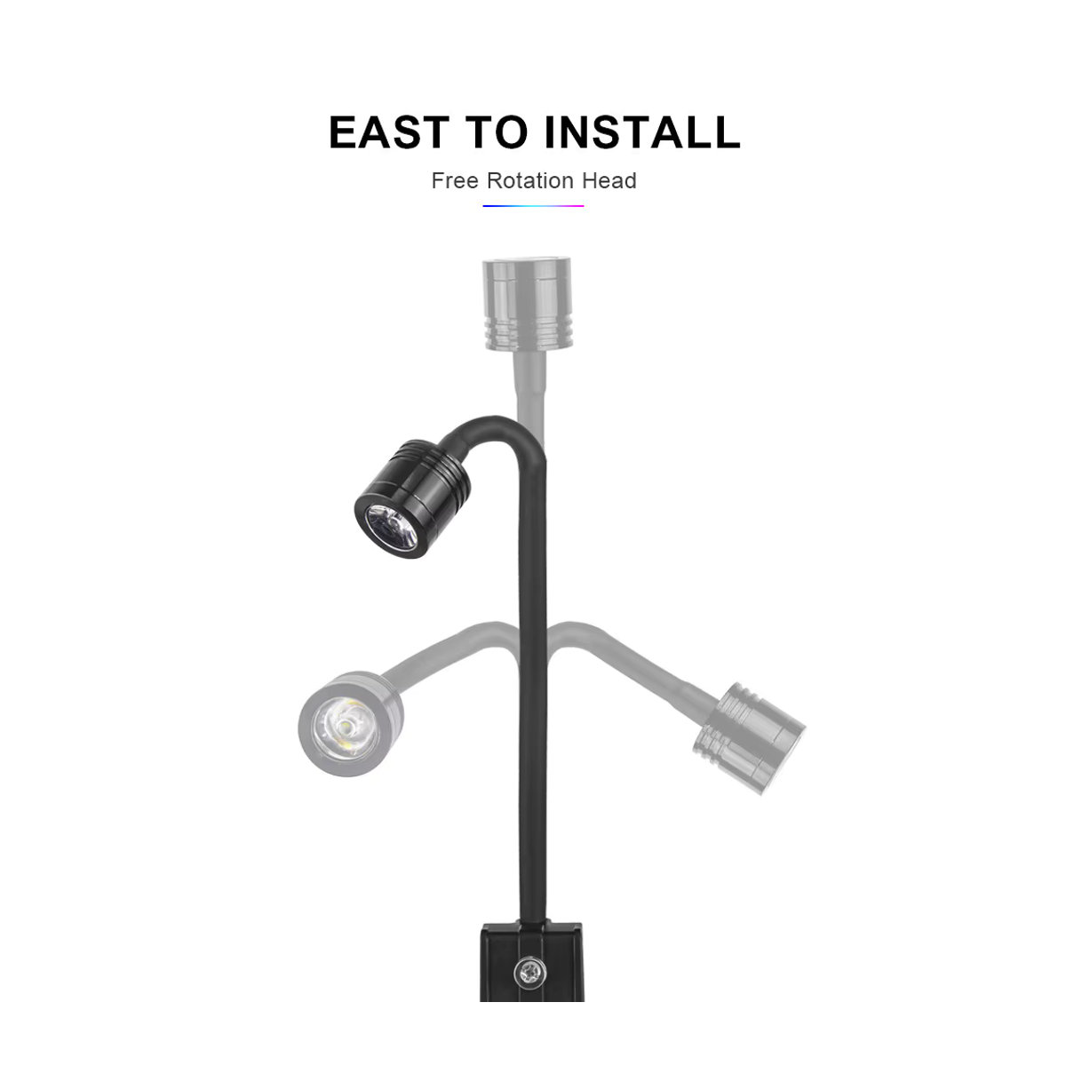 LZJV Super Slim LED Aquarium Beleuchtung mit USB-5V und 3W für das Pflanzenwachstum, wasserdichte Clip-on Lampe in minimalistischem Design - Bild 5