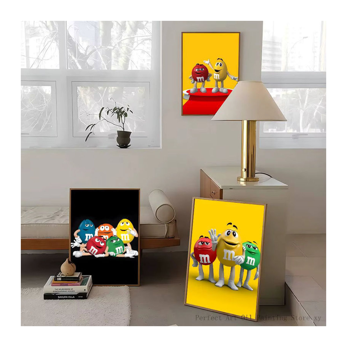 M&M'S Wandaufkleber Wasserfester Poster-Druck für Wohnzimmer und Schlafzimmer, Mehrfarbig, Rechteckig - Bild 3