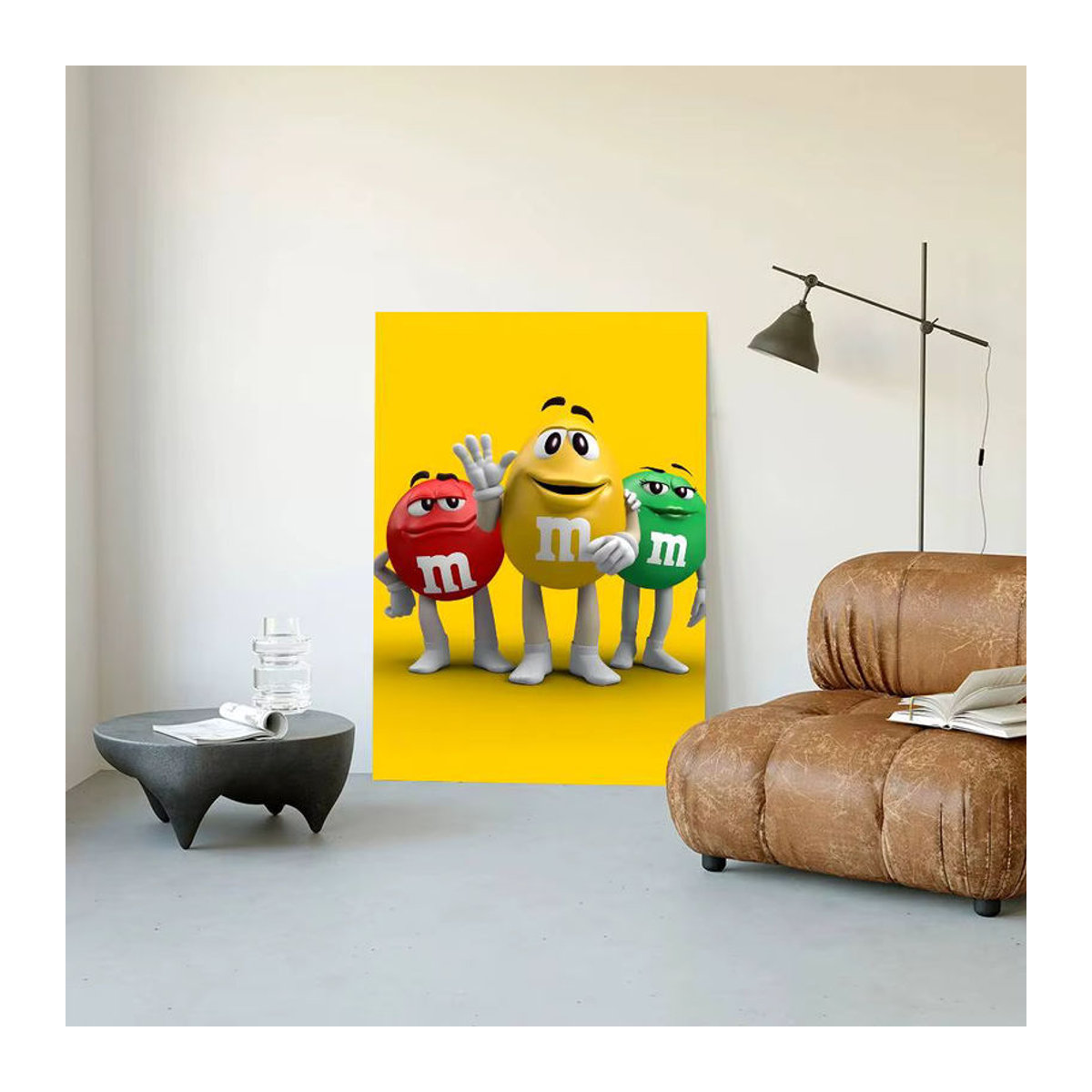 M&M'S Wandaufkleber Wasserfester Poster-Druck für Wohnzimmer und Schlafzimmer, Mehrfarbig, Rechteckig - Bild 5