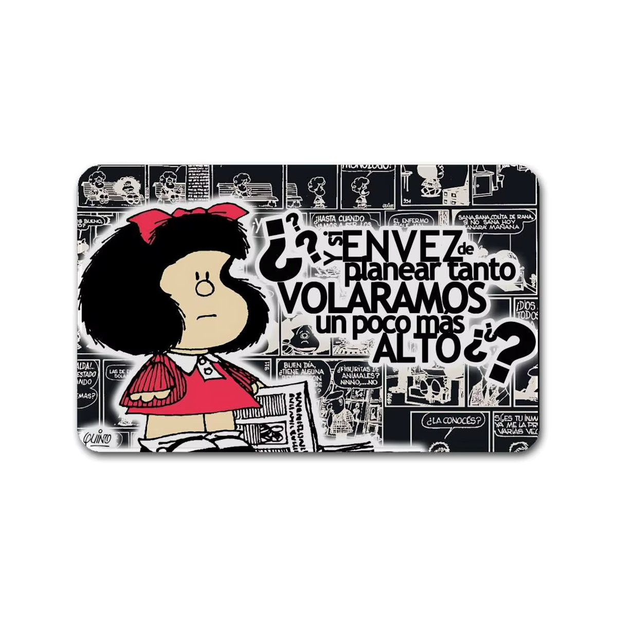 M-Mafalda Girl Bodenmatte im INS-Stil, mehrfarbige rutschfeste Teppichmatte für Schlafzimmer und Haushalt - Bild 7