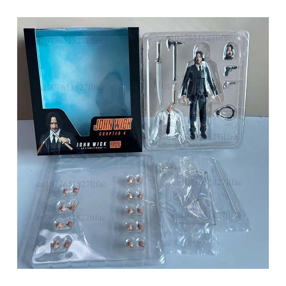 Mafex 212 John Wick Kapitel 4 Actionfigur in Schwarz - Bild 4