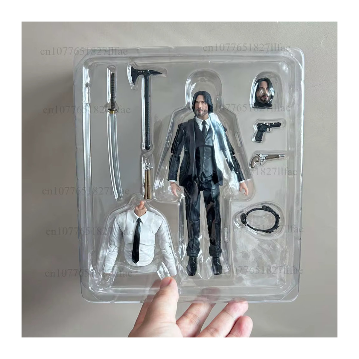 Mafex 212 John Wick Kapitel 4 Actionfigur in Schwarz - Bild 5