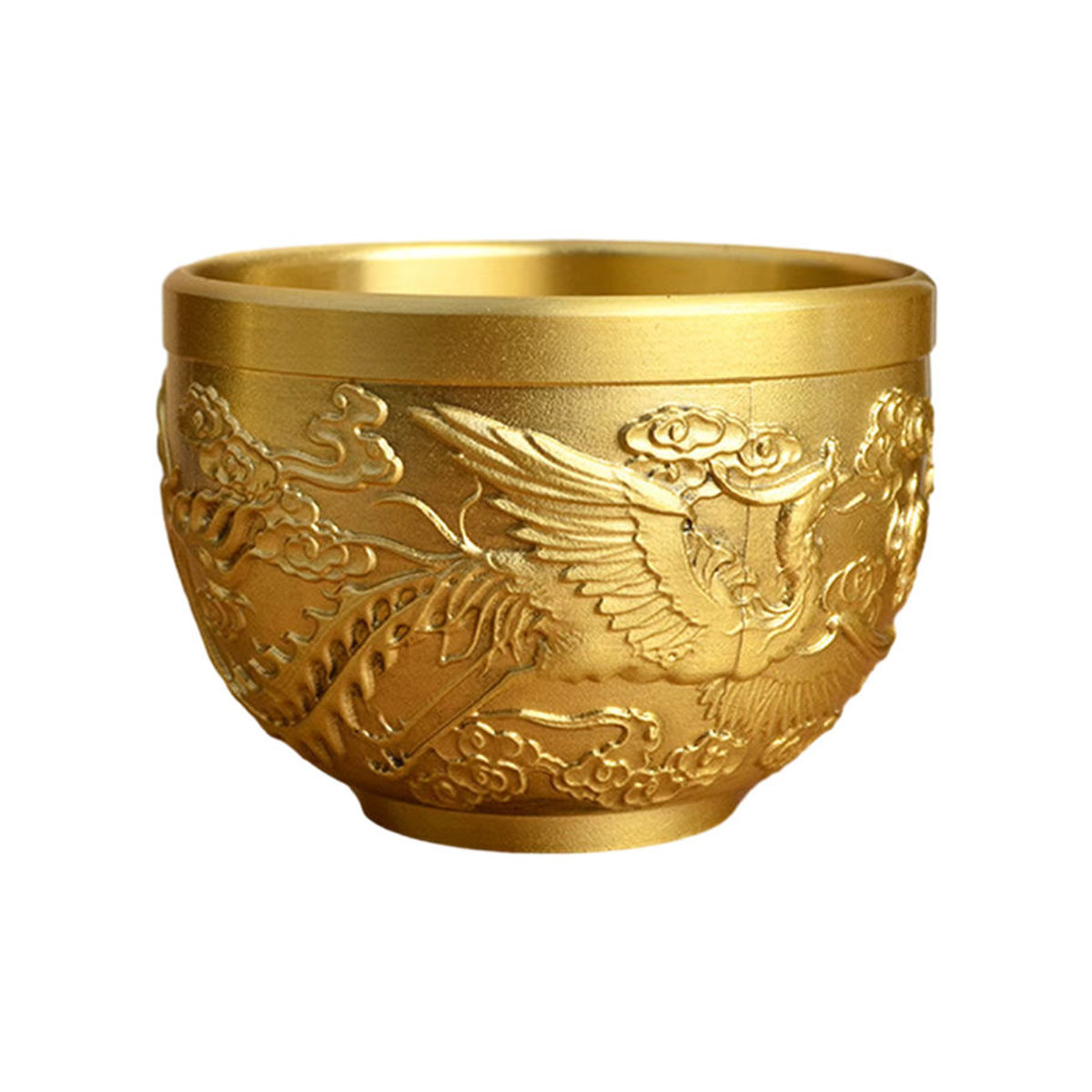 MagiDeal Feng Shui Messing Schüssel in Gold für Erfolg und Glück als Dekoration für Büro und Heim - Bild 5