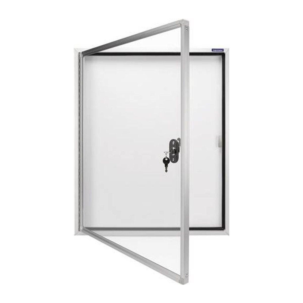 Magnetoplan Schaukasten CC Außenbereich mit Sicherheitsglas und Magnetfunktion für 9 x DIN A4 in Alufarben - Bild 1