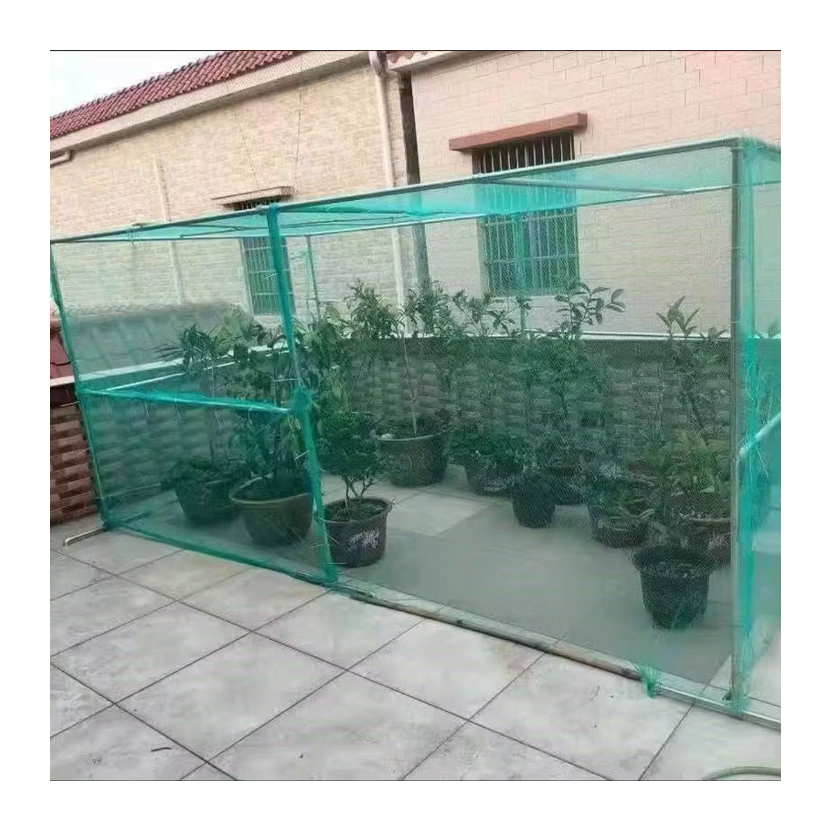 MAHFPME Gemüseschutznetz aus PE für Garten und Pflanzen, vogelsicher und insektensicher, B/H: 3 x 5 m - Bild 4