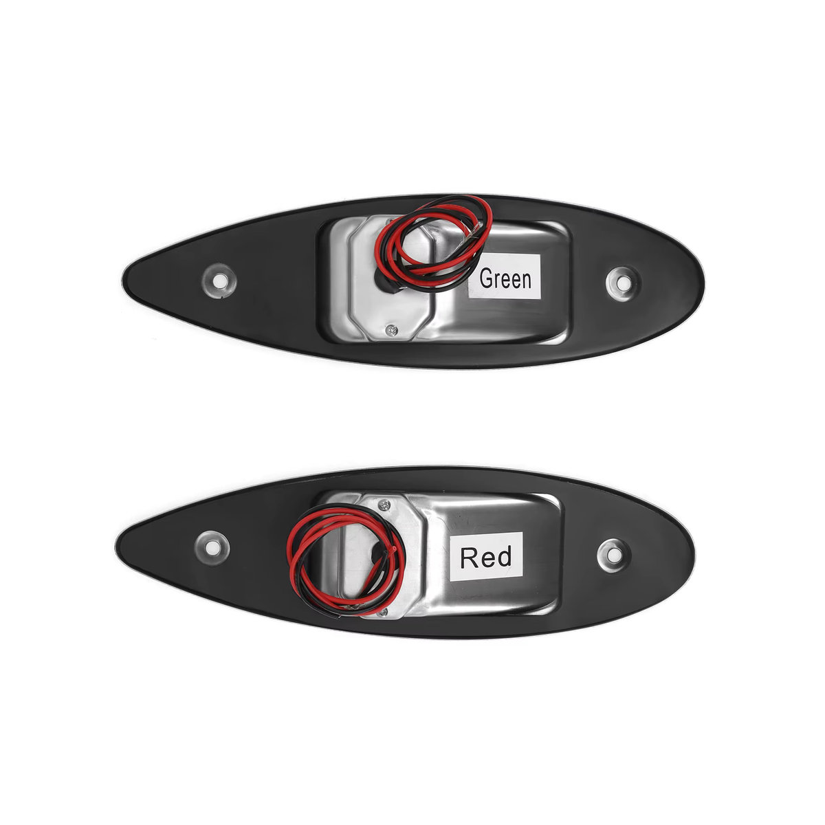 MAIMEIMI 12V LED Navigationslicht für Marine und Boote, wasserdichte Signal-Warnlampe in Rot und Grün, korrosionsbeständig - Bild 5