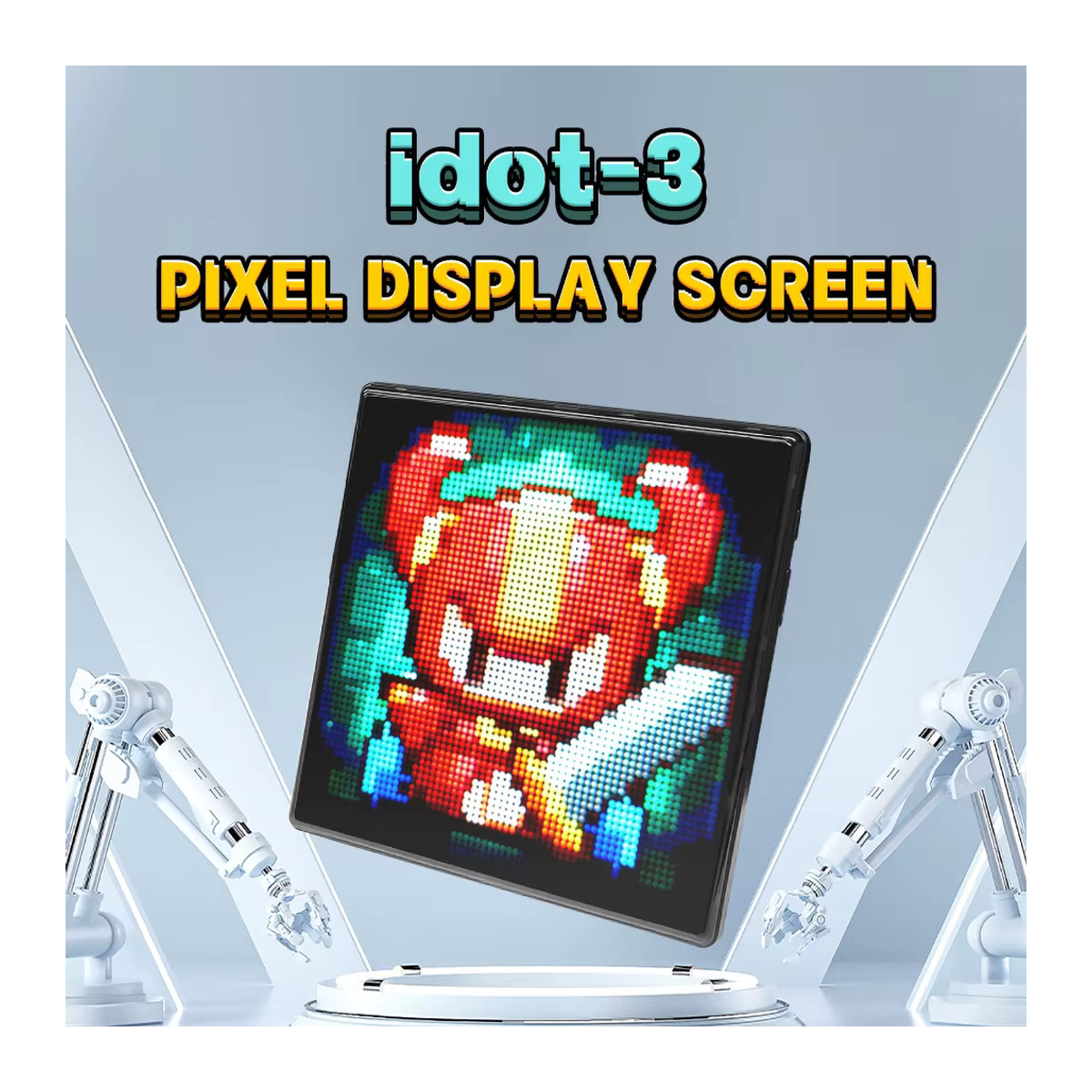 MAIMEIMI LED Pixel Display RGB mit App-Steuerung für DIY Text Muster und Animationen in Bunt - Bild 2