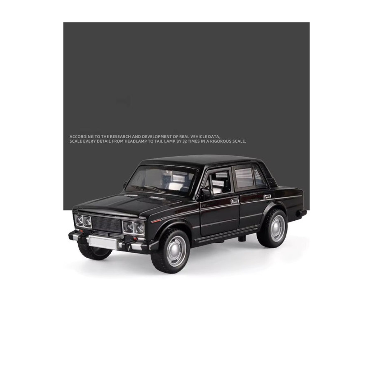 Maisto Retro-Legierungsautomodell im Maßstab 1:32 als Vintage Desktop-Ornament in Rot oder Schwarz - Bild 5